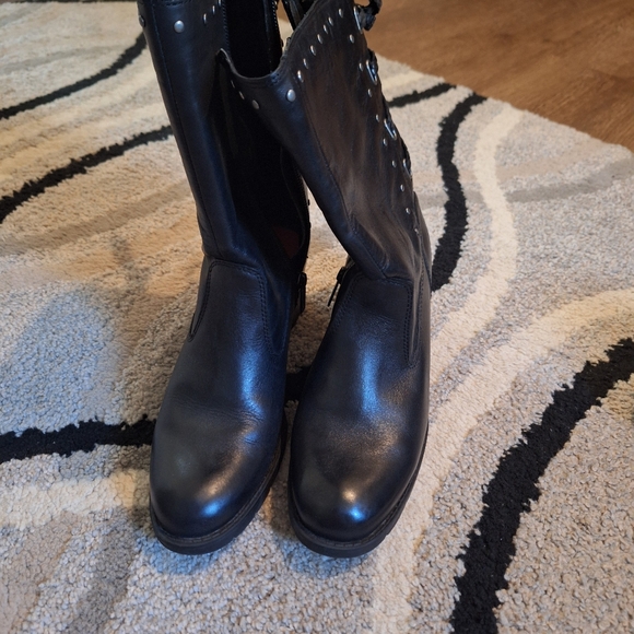 Harley-Davidson Black Heeled Boots for Women - Picture 1 of 5